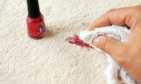 How to remove carpet cosmetic stains